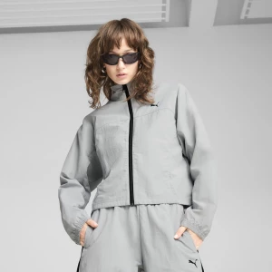 Foto van product PUMA DARE TO Oversized afritsbare geweven jack voor Dames, Grijs