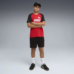 Foto van product PUMA Essentials No.1-logo set met Poly T-shirt en short voor Heren, Rood
