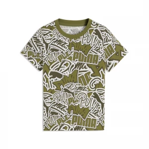 Foto van product PUMA Essentials T-shirt met Scribble-print voor Heren, Groen