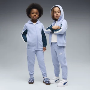 Foto van product PUMA Essentials trainingspak met kleurvlakken met capuchon en volledige rits, Blauw