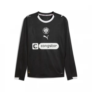 Foto van product PUMA FC St. Pauli 25 / 26 derde shirt met lange mouwen voor Heren, Zwart / Wit