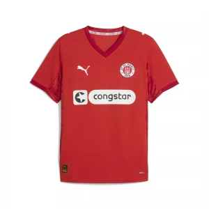 Foto van product PUMA FC St. Pauli 25 / 26 vierde shirt voor Heren, Rood / Wit
