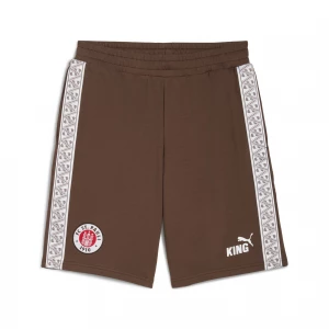 Foto van product PUMA FC St. Pauli KING sweatshort voor Heren, Wit / Bruin