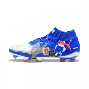 Foto van product PUMA FUTURE 8 ULTIMATE FOREVER FG uniseks voetbalschoenen, Blauw / Grijs / Wit
