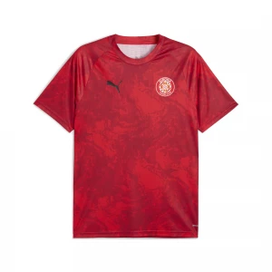 Foto van product PUMA Girona FC Pre-match shirt voor Heren, Zwart / Rood