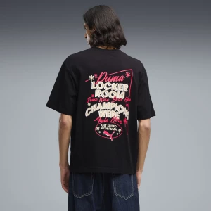Foto van product PUMA Graphics Champions boxy T-shirt voor Heren, Zwart
