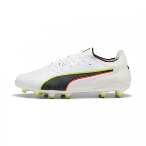 Foto van product PUMA KING 20 ULTIMATE FG / AG voetbalschoenen voor Dames, Rood / Geel / Wit