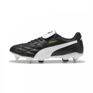Foto van product PUMA KING TOP MxSG voetbalschoenen uniseks, Zwart / Wit / Goud