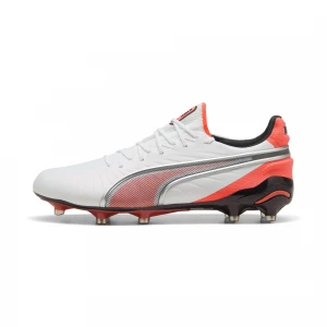Foto van product PUMA KING ULTIMATE FG / AG uniseks voetbalschoenen, Rood / Wit / Zilver