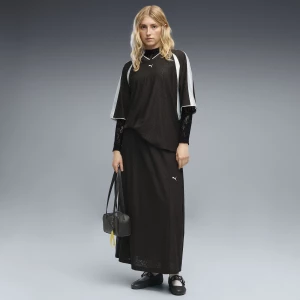 Foto van product PUMA Lace Pack T7 midirok voor Dames, Zwart