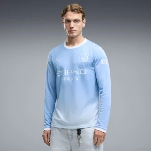 Foto van product PUMA Manchester City 26 / 27 thuisshirt met lange mouwen voor Heren, Blauw