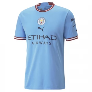 Foto van product PUMA Manchester City FC Thuis 22 / 23 Replica Jersey Heren, Blauw / Rood
