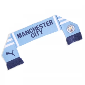 Foto van product PUMA Manchester City ftblEssentials sjaal, Blauw / Wit
