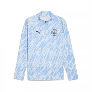 Foto van product PUMA Manchester City top met kwartrits voor Heren, Zilver