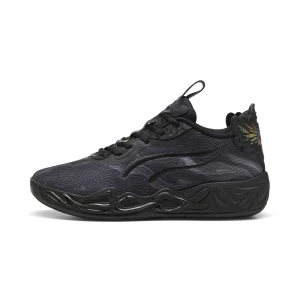 Foto van product PUMA MB.04 Lo Team uniseks basketbalschoenen, Zwart