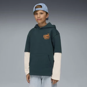 Foto van product PUMA MID90s gelaagde hoodie voor Heren, Groen