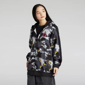 Foto van product PUMA NEKOSAN x HOOPS DYLAN Graphic uniseks hoodie met rits voor Heren, Zwart