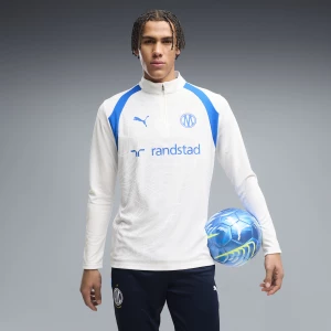 Foto van product PUMA Olympique de Marseille Club trainingstop met kwartrits voor Heren, Blauw / Wit
