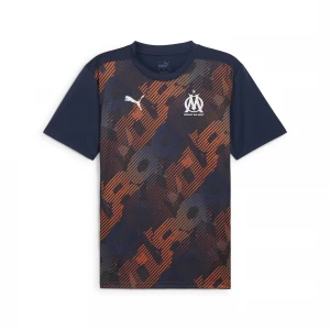 Foto van product PUMA Olympique de Marseille pre-match shirt met korte mouwen voor Heren, Blauw