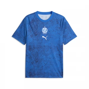Foto van product PUMA Olympique de Marseille warm-up-shirt voor Heren, Blauw / Wit