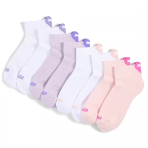 Foto van product PUMA Quartersokken, Roze / Wit / Paars