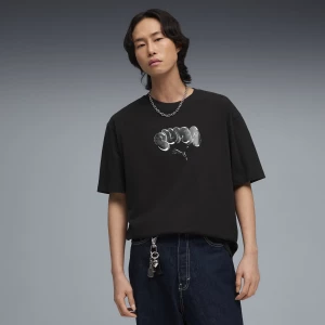Foto van product PUMA Relaxed T-shirt met balloon-art voor Heren, Zwart