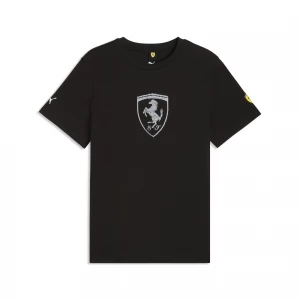 Foto van product PUMA Scuderia Ferrari T-shirt met tonaal schild voor Heren, Zwart