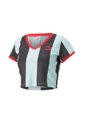 Foto van product PUMA Shirt 'PUMA X DUA LIPA' lichtblauw / rood / zwart