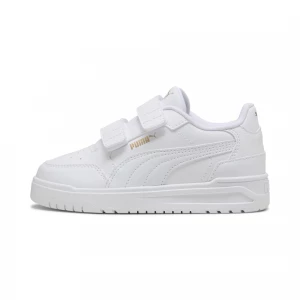 Foto van product PUMA Shuffle Downtown lage sneakers, Wit / Goud