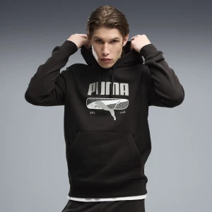Foto van product PUMA Sport Logo Play fleece hoodie voor Heren, Zwart