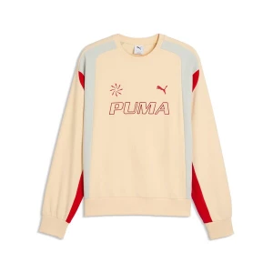 Foto van product PUMA Sportsweatshirt lichtbeige / grijs / bloedrood