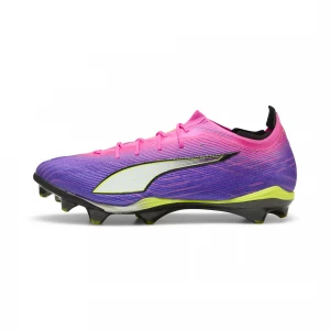 Foto van product PUMA ULTRA 6 CARBON NITROâ¢ FG uniseks voetbalschoenen, Blauw / Roze / Groen czarny