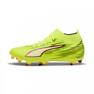 Foto van product PUMA ULTRA 6 MATCH+ FG / AG uniseks voetbalschoenen, Zwart / Rood / Geel beżowy