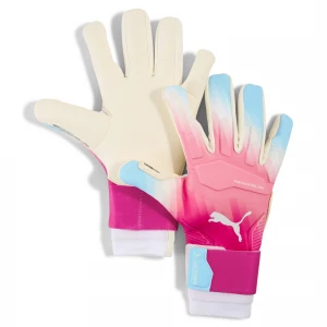 Foto van product PUMA ULTRA Ultimate RE-CHARGE hybride keepershandschoenen, Blauw / Roze / Wit
