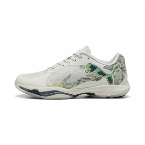 Foto van product PUMA Vantage NITROâ¢ BERLIN Indoor Jump uniseks schoenen, Grijs / Geel