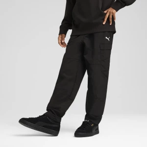 Foto van product PUMA WARDROBE ESS relaxte geweven cargobroek voor Heren, Zwart