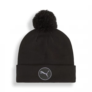 Foto van product PUMA WRMLBL golfbeanie met afneembare pompon voor Heren, Zwart