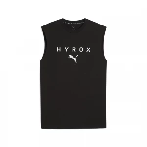 Foto van product PUMA x HYROX afgeknipte tanktop voor Heren, Zwart