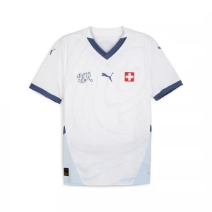 Foto van product PUMA Zwitserland Voetbal 2024 uitshirt voor Heren, Blauw / Wit