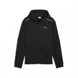 Foto van product PUMATECH hoodie met rits voor Heren, Zwart