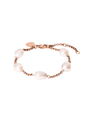 Foto van product PURELEI Armband 'Malahi' rose-goud / parelwit