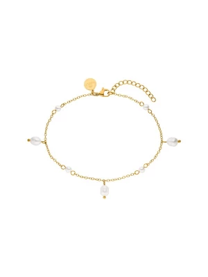 Foto van product PURELEI Voetsieraden 'Pearl Drop' goud / parelwit