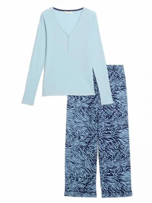 Foto van product Pyjama Marks & Spencer blauw gemêleerd