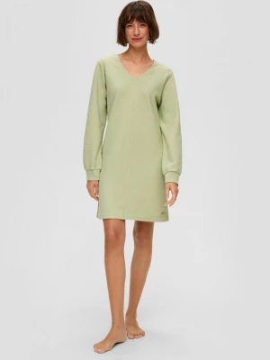 Foto van product Pyjama-sweatjurk met V-hals s.Oliver groen