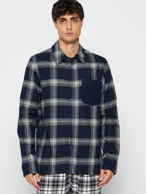 Foto van product Pyjamashirt Schiesser donkerblauw