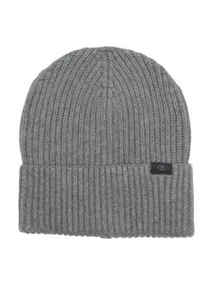 Foto van product QS Muts grijs / zwart