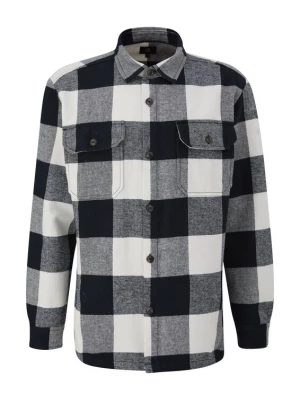 Foto van product QS Overhemd zwart / wit