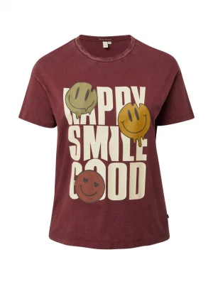 Foto van product QS Shirt beige / bordeaux