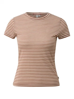 Foto van product QS Shirt beige / lichtbruin