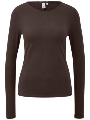 Foto van product QS Shirt donkerbruin